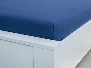 XPOSE® Jersey plachta Exclusive - tmavo modrá 200x220 cm