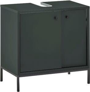 SKRINKA POD UMÝVADLO, tmavozelená, tmavozelená, 60/62/32 cm Xora - Kúpeľňové skrinky, Online Only
