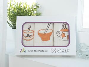 XPOSE® Kuchynské utierky TEA - darčekové balenie 3 ks 40x60 cm