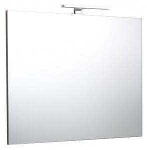 Kúpeľňové Zrkadlo 90x60 S Led Lampou Pochrómovanou
