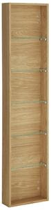 REGÁL DO KÚPEĽNE, farba duba, 35/150/12 cm Linea Natura - Kúpeľňové skrinky, Online Only