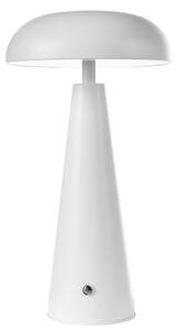 Stolná lampa biela železo bezdrôtová so stmievačom osvetlenie moderný štýl interiér