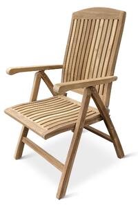 Záhradné polohovacie kreslo America - teak