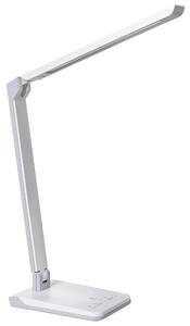 Stolná LED lampa biela syntetický materiál nastaviteľný jas a farba svetla stmievač moderný štýl domáca kancelária