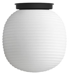 NEW WORKS Stropné svietidlo Lantern, Medium, Black / White Opal