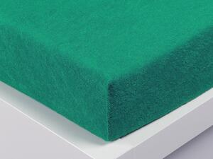 XPOSE® Froté plachta Exclusive - zelenkavá 160x200 cm