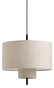 NEW WORKS Závesná lampa Margin Ø50, Black / Beige
