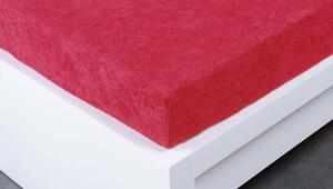 XPOSE® Detská plachta froté - malinová 60x120 cm