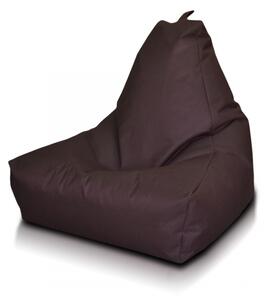 Kreslo Keiko M Polyester – moderné a pohodlné kreslo na čítanie, relax aj hranie Farba: NC15 - tm. hnedý