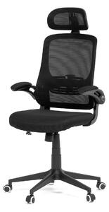 Autronic - Kancelářská židle, černá mesh, plastový kříž - KA-Q842 BK AKCE