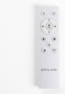 Brilagi - stmievateľné LED stropné svietidlo FALCON II LED/99W/230V pr. 60 cm čierna +DO