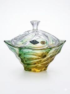 KRIŠTÁĽOVÁ MISKA BOHEMIA FLAMENCO LEMON 205MM