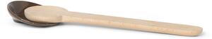 Ferm Living Varecha a odkladací tanier Resting Spoon Set – hnedá