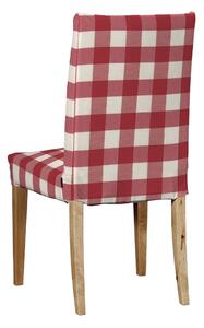 Návlek na stoličku Henriksdal (krátky) farba produktu červená látka vzorované
