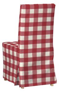Návlek na stoličku Henriksdal (dlhý) farba produktu červená látka vzorované