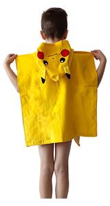 Detské pončo Pokémon Volím si teba Pikachu, 50 x 115 cm