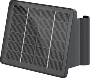 Solárne nástenné svietidlo Quadros LED, čierne