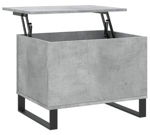 Konferenčný stolík betónovosivý 60x44,5x45 cm spracované drevo