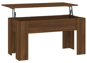 Konferenčný stolík hnedý dub 101x49x52 cm spracované drevo