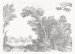 Vliesová tapeta Engraved Landscapes V