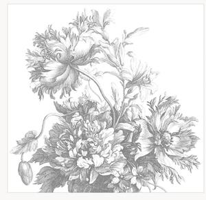 Vliesová tapeta Engraved Flowers