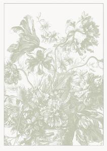 Vliesová tapeta Engraved Flowes