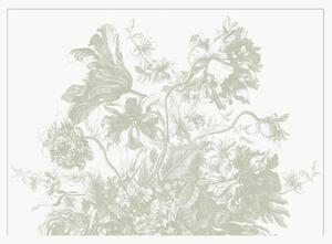 Vliesová tapeta Engraved Flowes