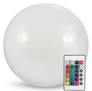 Polux LED RGBW Solárna lampa BALL LED/1,2V pr. 40 cm IP65 + diaľkové ovládanie SA1882 + záruka 3 roky zadarmo