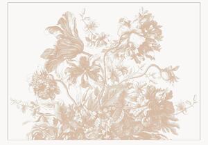 Vliesová tapeta Engraved Flowes