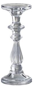 Sklenený transparentné svietnik Tibo medium - Ø 10*25cm - J-Line by Jolipa