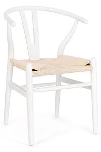 MUZZA Jedálenská stolička Arta bielá