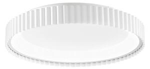 Stropné LED svetlo Niike, biele, Ø 40 cm, kov,, Biela / opálová, Obývacia izba / jedáleň, kov, Moderný, Závesné svietidlo
