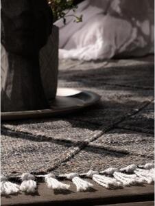 Ručne tkaný koberec do interiéru a exteriéru so strapcami Dakar