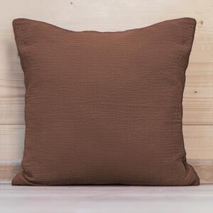 Biante Mušelínová obliečka na vankúš MSN-075 Hnedá 30 x 50 cm