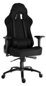 Herná stolička Neoseat GAMER TEX — látka, čierna, nosnosť 130 kg
