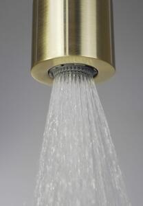 Deante Silia, sprchová súprava pod omietku s pevnou sprchovou hlavicou, zlatá lesklá, NQS_R9XK
