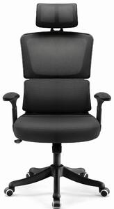 Hells Kancelárska stolička HC-1011 Black FABRIC