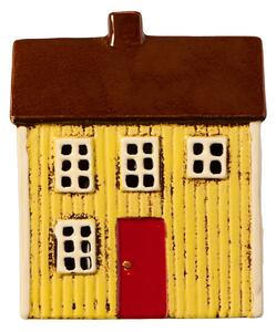 Kameninový svietnik Visby Yellow / Red Door