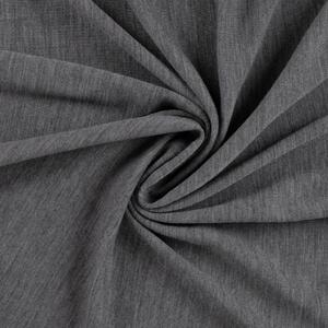 Metráž Funkčný úplet 100% Merino vlna 250g - Sivá melange