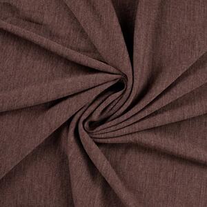 Metráž Funkčný úplet 100% Merino vlna 250g - Hnedá melange