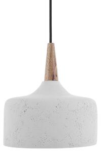 Závesná lampa biela so sadrovým tienidlom moderné stropné svietidlo do interiéru