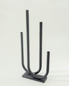 Kovový svietnik Sculptura 30x9x69 cm
