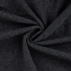 Metráž Funkčný fleece 100% Merino vlna 280g - Sivá antracitová