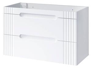 Kúpeľňová skrinka FIJI WHITE 82-100-D-2S