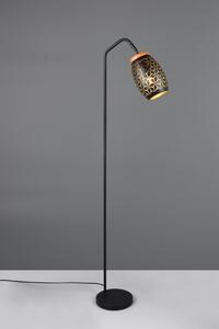 TRIO Reality R41571080 BIDAR stojacia lampa v1470mm 1xE27 čierna, zlatá