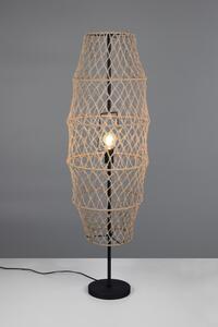 TRIO Reality R41681036 HIVE stojacia lampa v1200mm 1xE27 čierna matná, prírodná