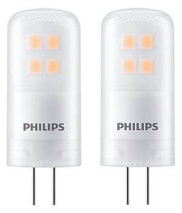 SADA 2x LED Žiarovka Philips G4/2,7W/12V 2700K