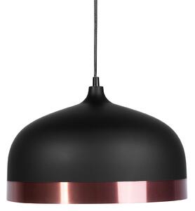 Závesná lampa čierna biela medená kov okrúhle tienidlo moderný industriálny štýl obývačka spálňa jedáleň