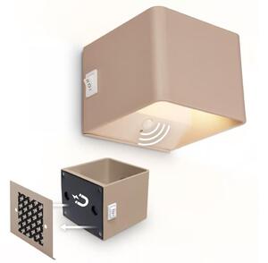 Briloner 3879011 - LED Nabíjateľné nástenné svietidlo so senzorom BORRA LED/1,5W/5V 3600 mAh béžová