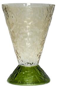 Sklenená váza Abyss Dark Green/Brown